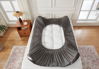 Bedlore® 3D Fill Bamboo Mattress Topper, Cooling & Deep Sleep
